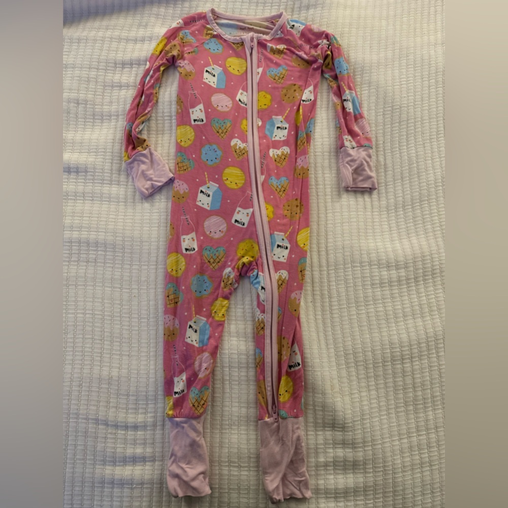 Little Sleepies Milk & Cookies sz 12-18 month